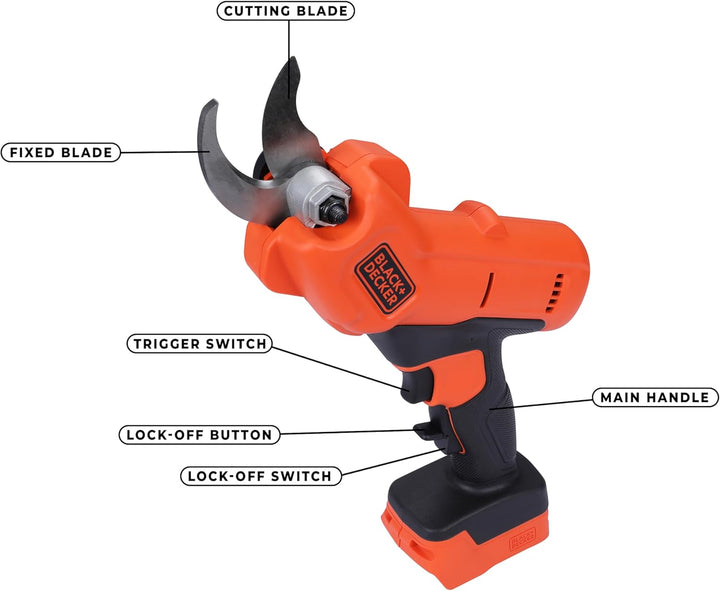 Podadora de mano 18V sin cargador/batería