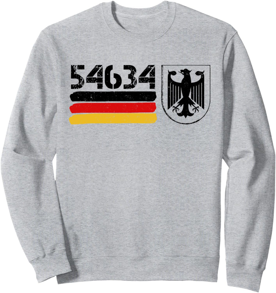 Bitburg - Meine Heimat: Flagge mit Postleitzahl Sweatshirt