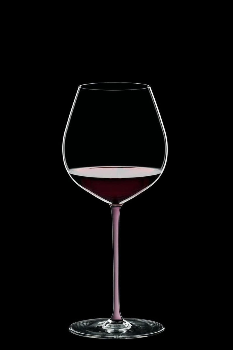 Riedel Fatto A Mano Old World Pinot Noir Glas, 1 Stück, Pink, Pinot Noir