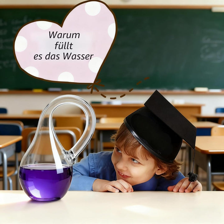 Klein Bottle, Kleinsche Flasche nie voller Wasser, Glasvase der mathematischen Geometrie, vierdimens