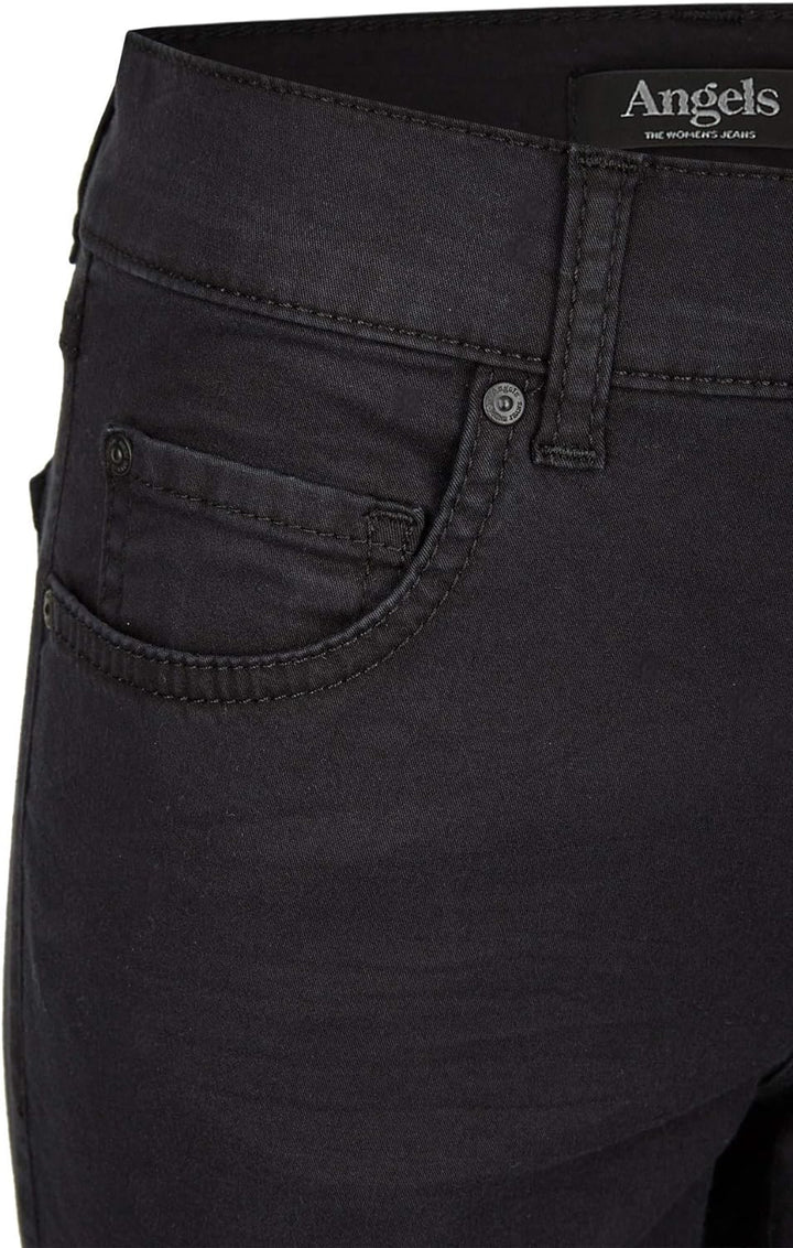 Angels Jeans, Anacapri, Capri, Leichte Ware, Tief Schwarz (W38)