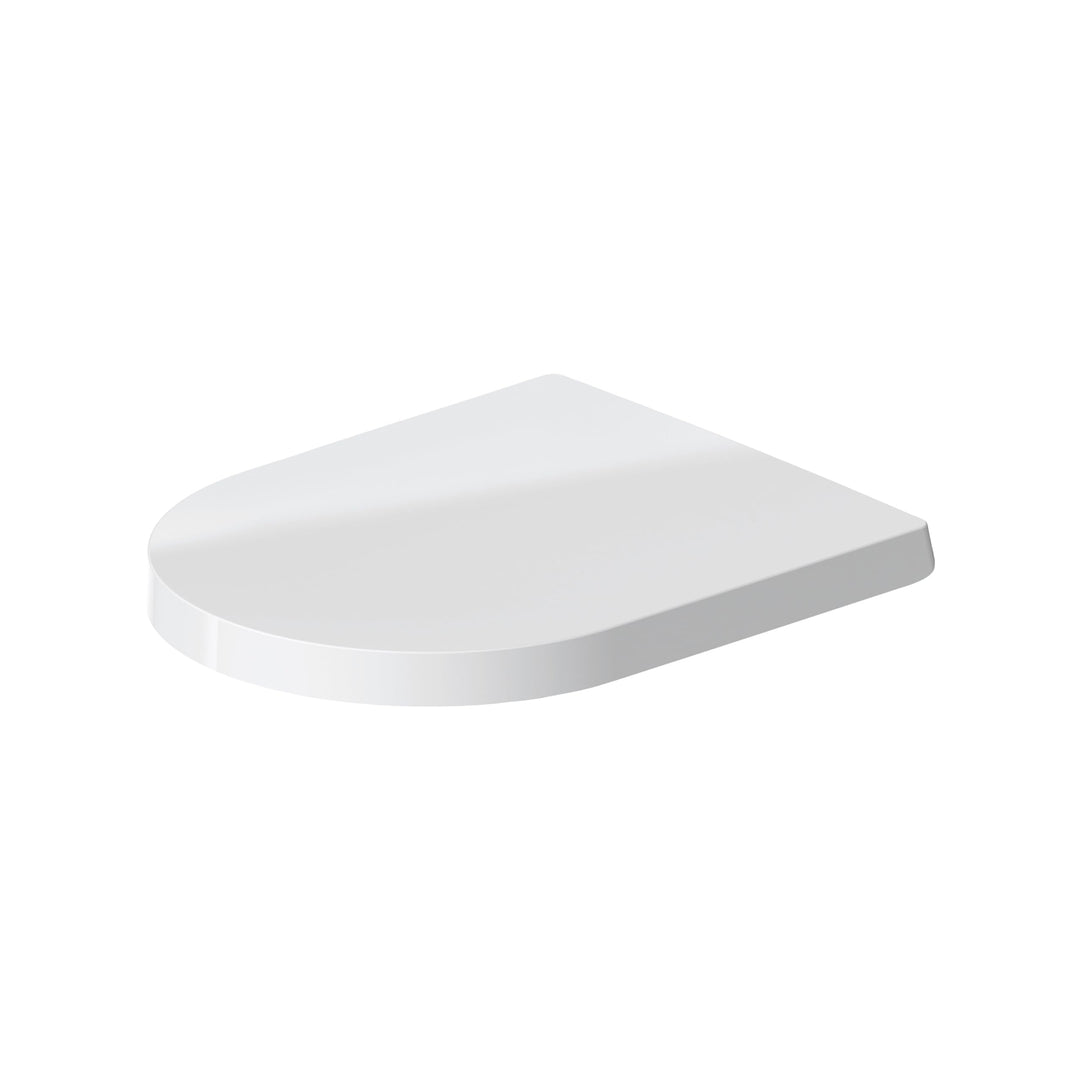 Duravit WC-Sitz ME by Starck, Toilettendeckel mit Absenkautomatik, Klodeckel aus Urea-Duroplast, mit
