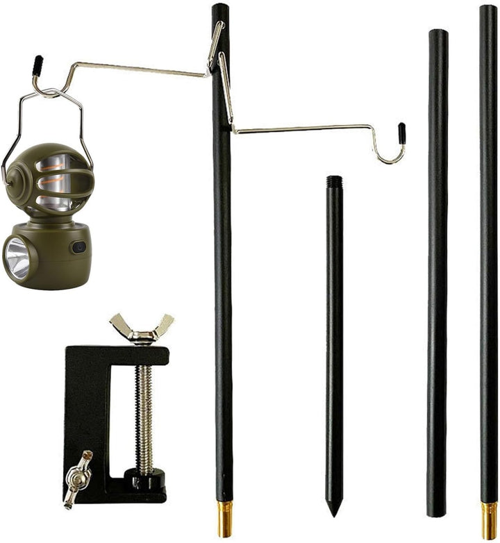 Laternenaufhänger | Camping-Aufhänger,Zusammenklappbarer Laternenständer aus Aluminium, Laternenpfah