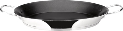IBILI - Paella-Pfanne Bistrot, 40 cm, Edelstahl, Anti-Haft, 9 Portionen, geeignet für Induktion 180