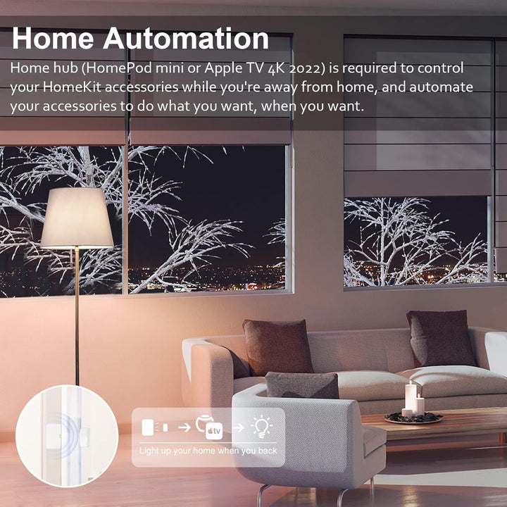 ONVIS Smarter Tür- und Fenstersensor, Door & Window Kontaktsensor für Türen/Fenster, Bluetooth, Thre
