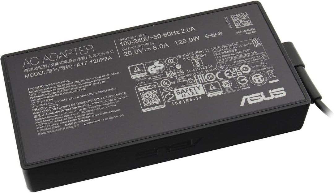 Asus VivoBook Pro 16X M7600QC Original Netzteil 120 Watt kantige Bauform
