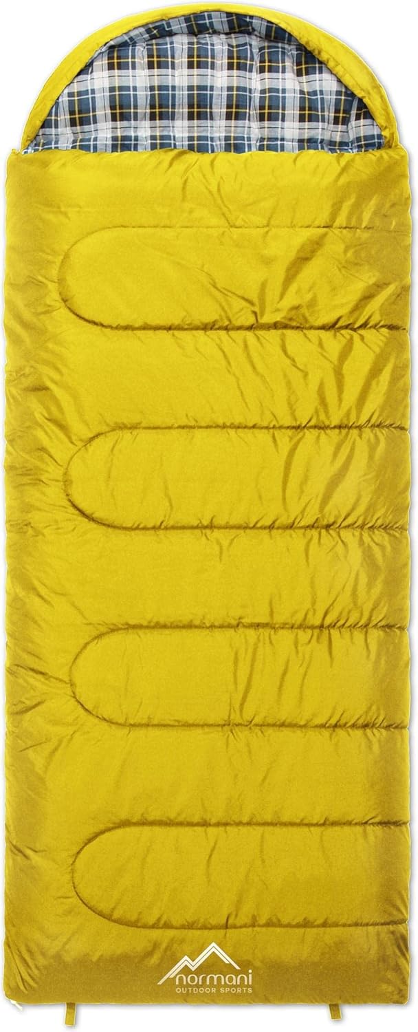 normani 4-in-1-Funktion Extrem Outdoor Schlafsack 'Antarctica' aus Nylon Rip-Stop mit 500 + 250 g/m²