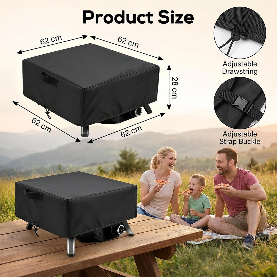 Pizzaofenabdeckung für Cozze 90347 XXL 17" Gas Pizzaofen, Wetterfeste & staubfeste Grillabdeckung au