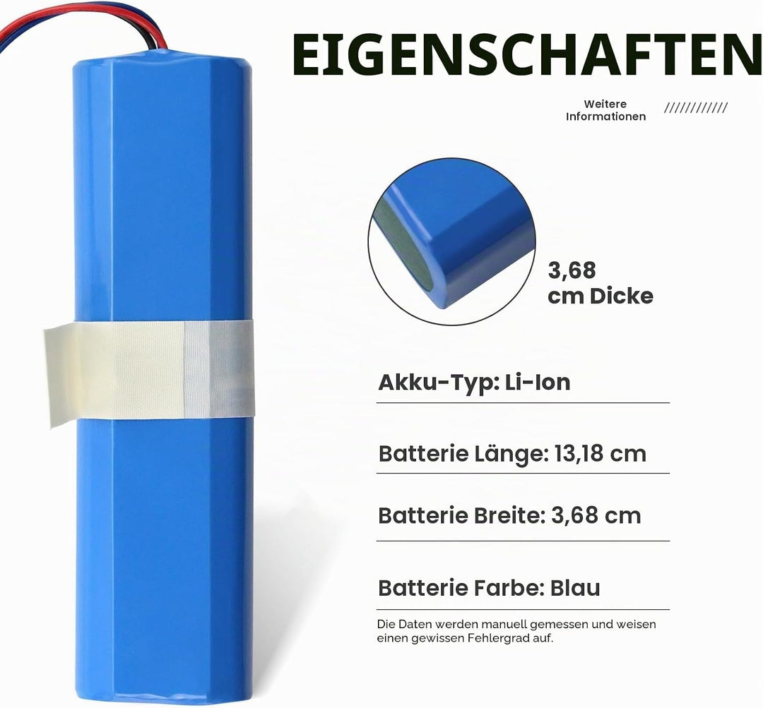 ANTIEE 5600mAh Ersatz Akku für Laresar L6 Pro VIOMI S9 Ultenic T10 Aspirapolvere RoboVac Home Vacuum