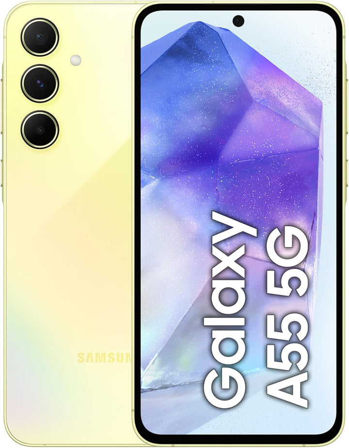 Samsung Galaxy A55 5G Smartphone, Android-Handy ohne Vertrag, 128 GB - 8 GB RAM, 2 Tage Akkulaufzeit