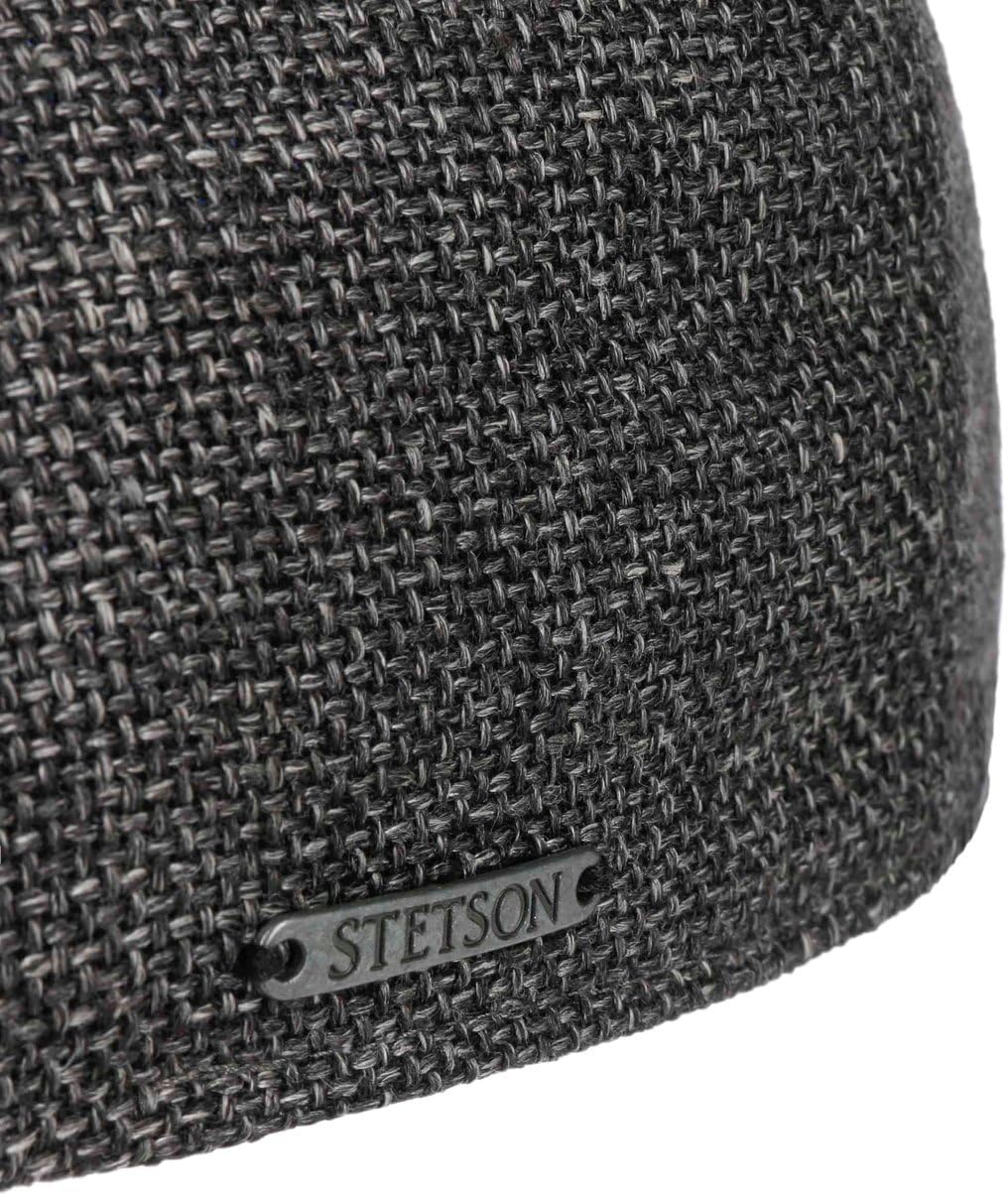 Stetson Texas Taleco Flatcap Schirmmütze Schiebermütze Wollcap Leinencap Herren - Made in The EU mit