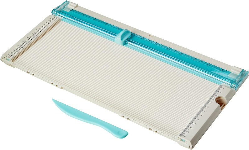 Rayher 50036000 We R Memory Keepers Trim & Score Board, Papierschneider und Falzbrett für Boxen, Kar