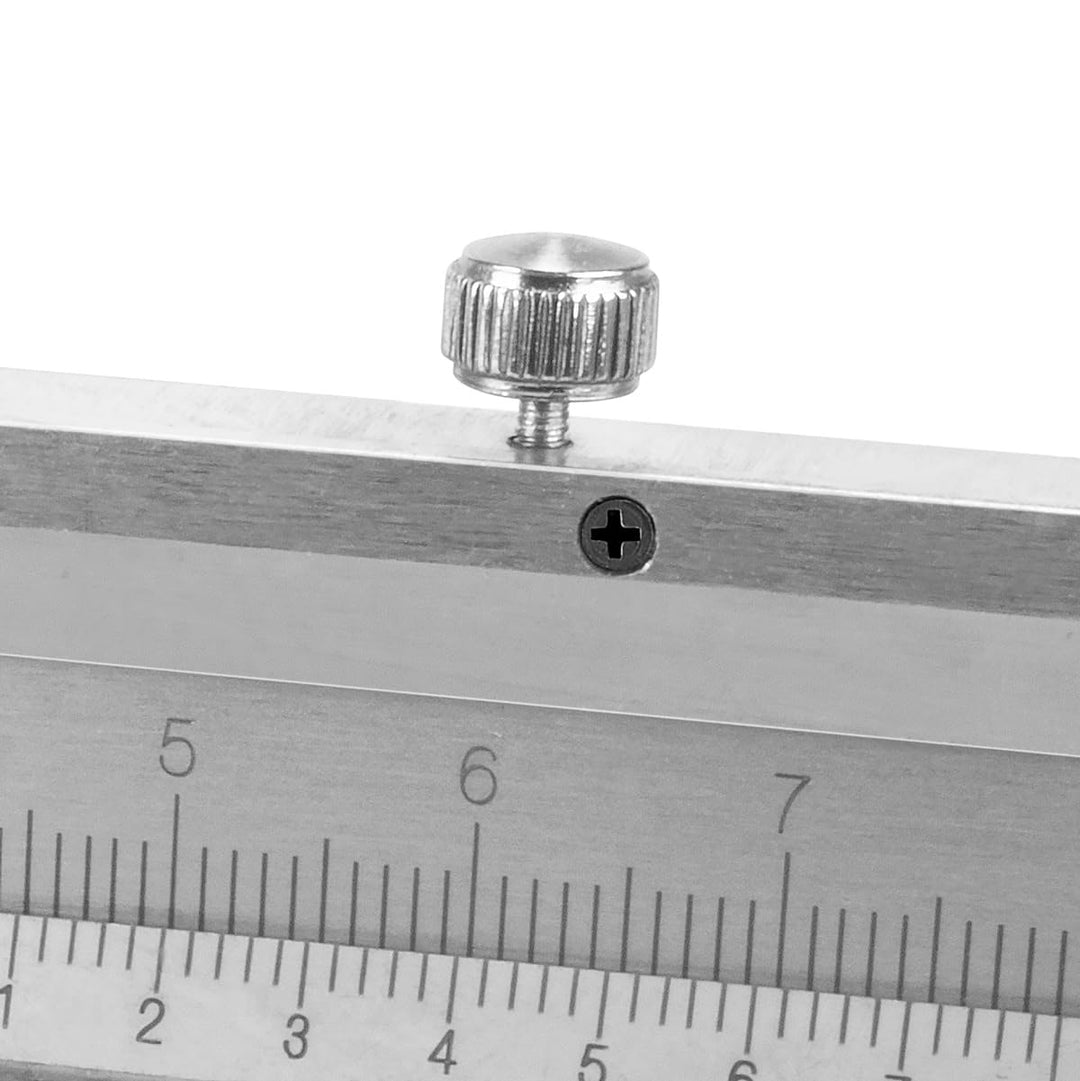 STAHLWERK Messschieber 0-150 mm DIN 862 Schieblehre/Messlehre aus gehärtetem Carbon-Stahl für Aussen