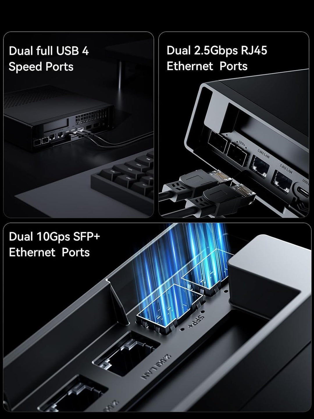 MINIS FORUM MS-01 S1390 Mini PC Intel Core i9-13900H (vPro Enterprise Support) 32Go DDR5 1TB SSD Min