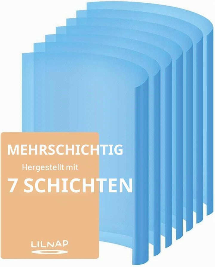 LILNAP - 4 Nachfüllkassetten kompatibel mit Angelcare Windeleimer & Litter Locker II (RUNDE KASSETTE