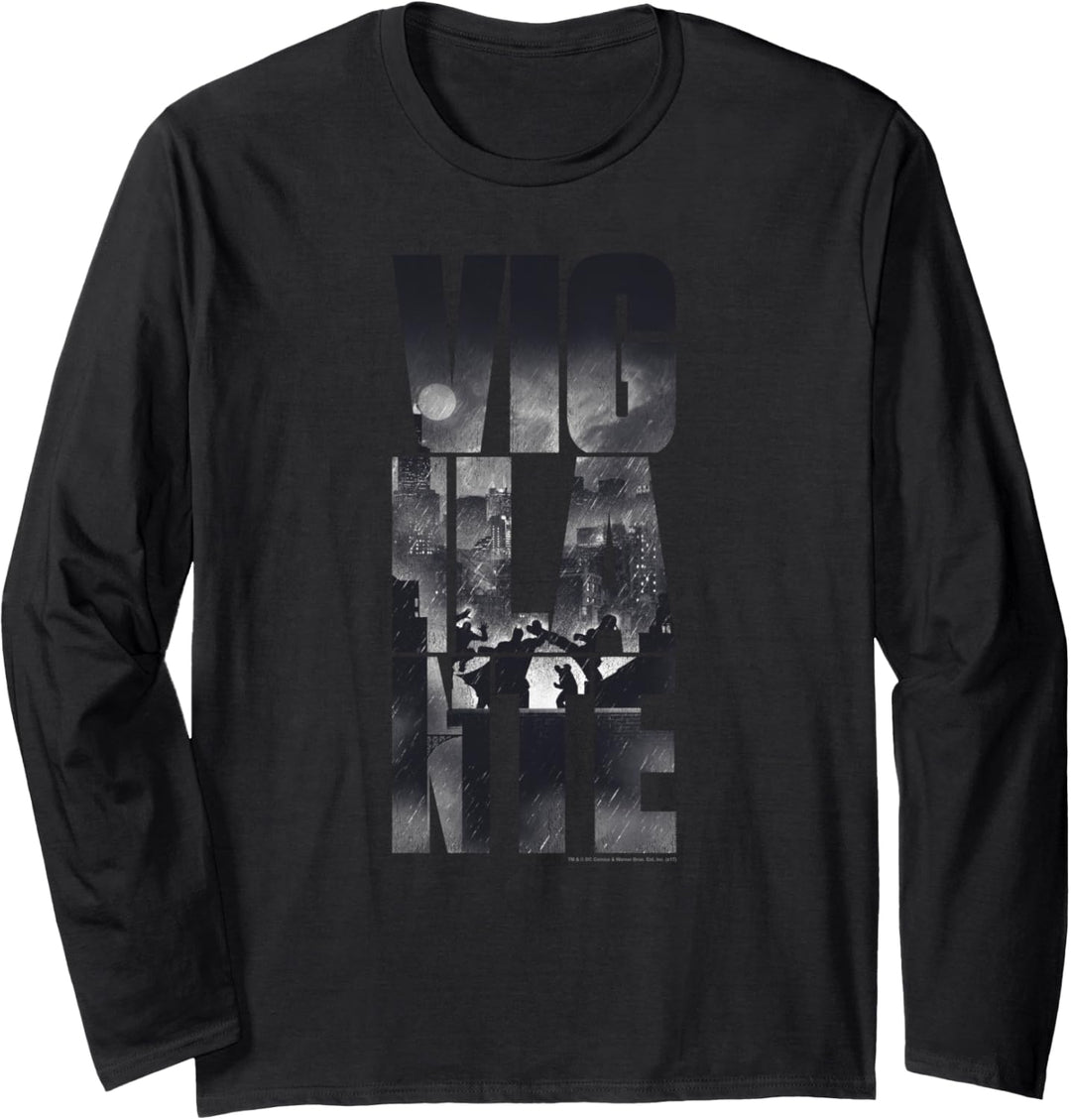 Batman v Superman Rainy Vigilante Langarmshirt