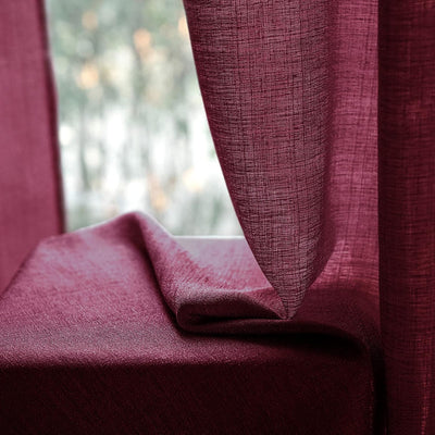MIULEE 2er Set Voile Vorhang Sheer Leinenvorhang mit Ösen Transparente Unregelmässige Textur Gardine