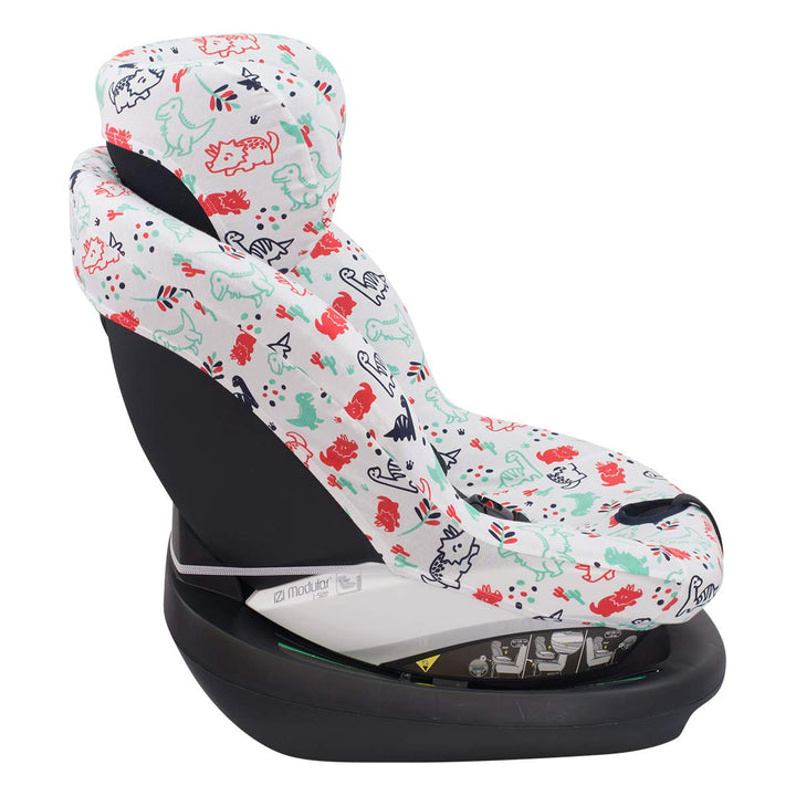 JYOKO Kids Bezug kompatibel mit Besafe iZi Modular X1 i-Size (Dino Party), Dino Party