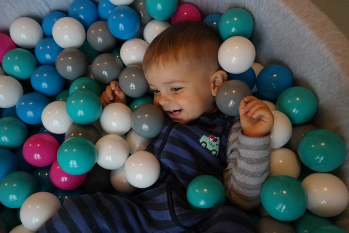 Velinda Bällebad Ballpool Kugelbad Bällchenbad Bällchenpool Kinder Pool mit 150 Bällen (Farbe der Bä