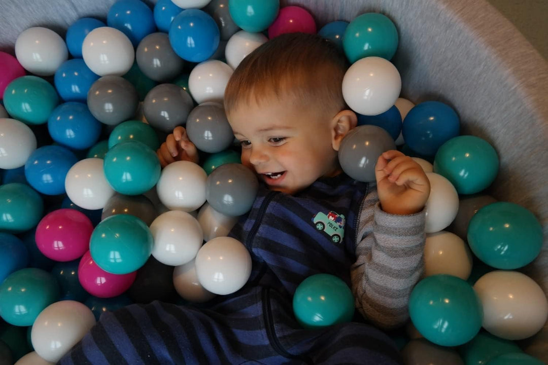 Velinda Bällebad Ballpool Kugelbad Bällchenbad Bällchenpool Kinder Pool mit 150 Bällen (Farbe der Bä
