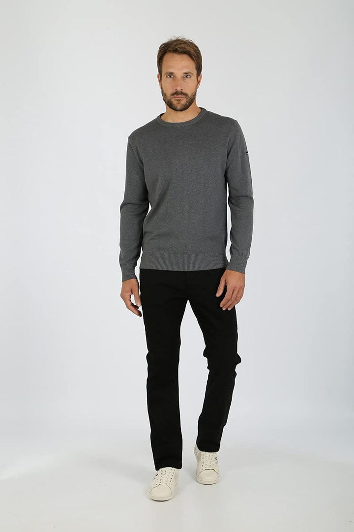 Armor Lux Herren Pull Damgan Homme Pullover XXL Schwarz (551 Anthrazit 551 Anthrazit), XXL Schwarz (