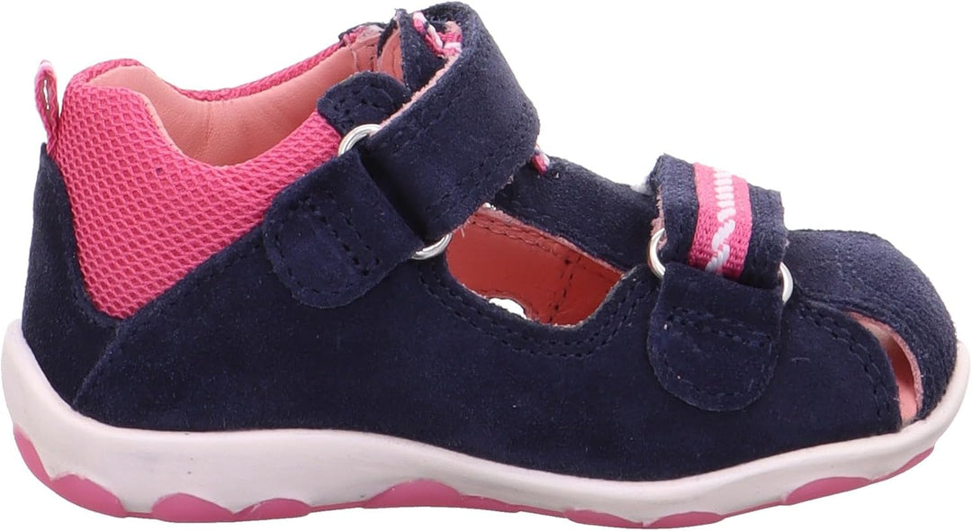 Superfit Mädchen Fanni Sandalen 18 EU Blau Rosa 8000, 18 EU Blau Rosa 8000
