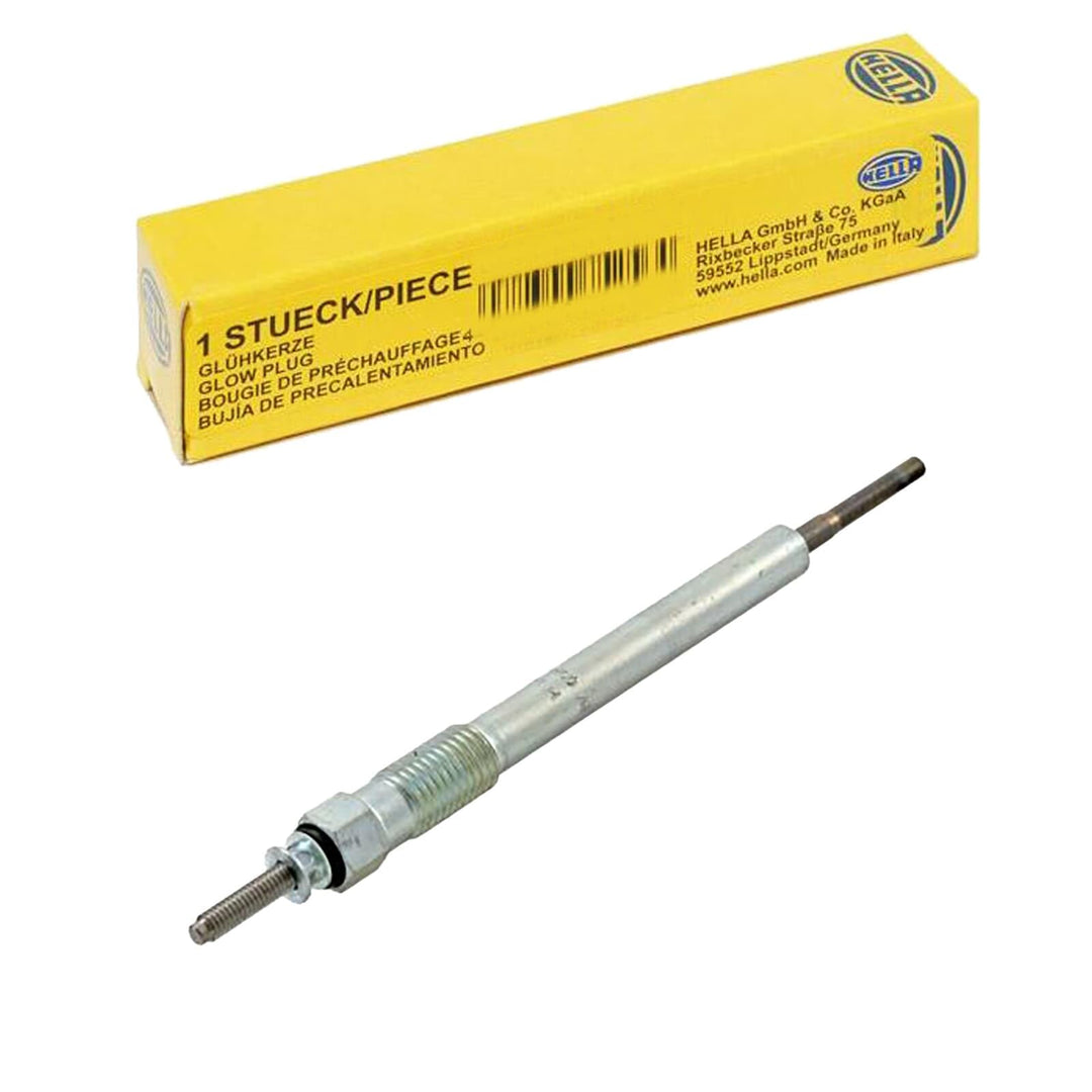 HELLA 8EG 008 498-491 Glühkerze - SW: 10mm - Glühkerzenausf.: leistungsoptimiert - Stecker: Rundstec