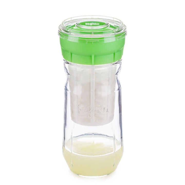 Kefirko Cheese Maker - Set für selbstgemachten Frischkäse und Joghurt, 1,4 Liter (Grün)