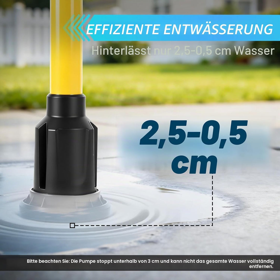 Akku Regenfasspumpe, kompatibel mit Makita 18V-Akku (ohne Batterie), 90 l/min Durchfluss, tragbare s