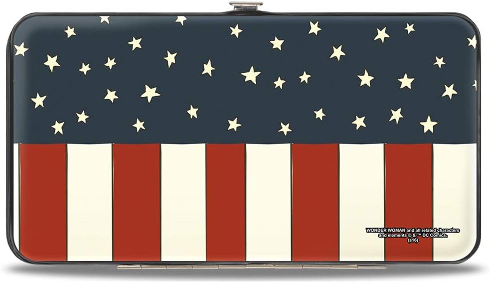 Buckle-Down Damen Scharnier Geldbörse - Wonder Woman Einheitsgrösse Mehrfarbig, Einheitsgrösse Mehrf