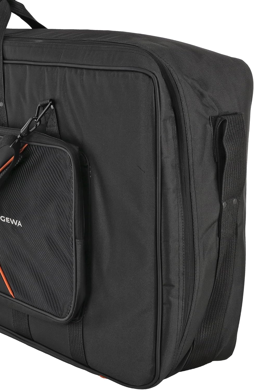 Keyboard Gig-Bag Premium, 108 x 45 x 18 cm, mit Notentasche, schwarz, reiss- und wasserfest