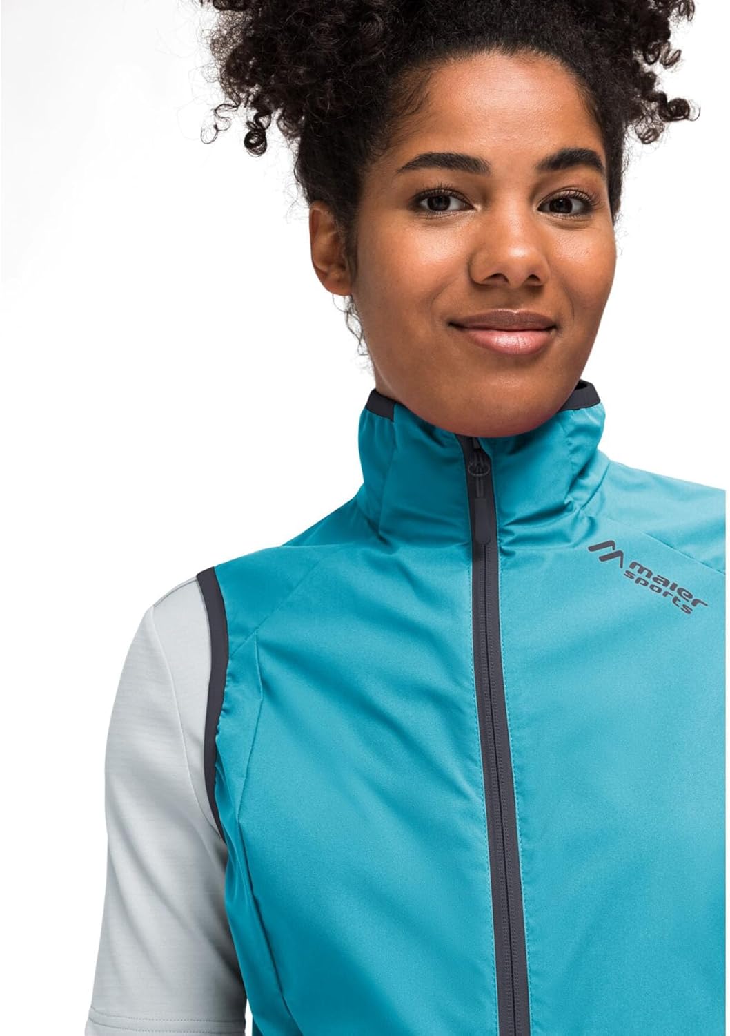 Maier Sports W Brims Vest 36 teal pop-night sky, 36 teal pop-night sky