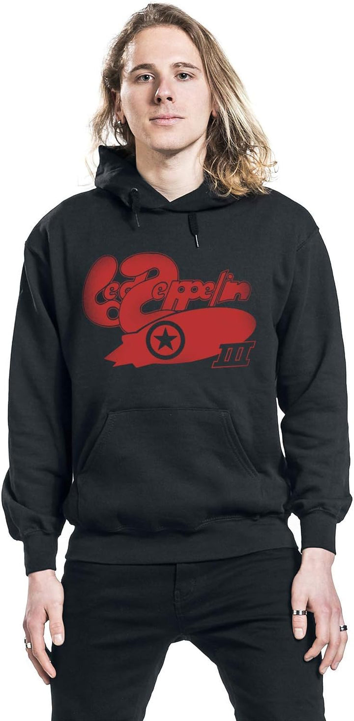 Unbekannt Led Zeppelin LZ III Bubble Logo Kapuzenpullover schwarz XXL
