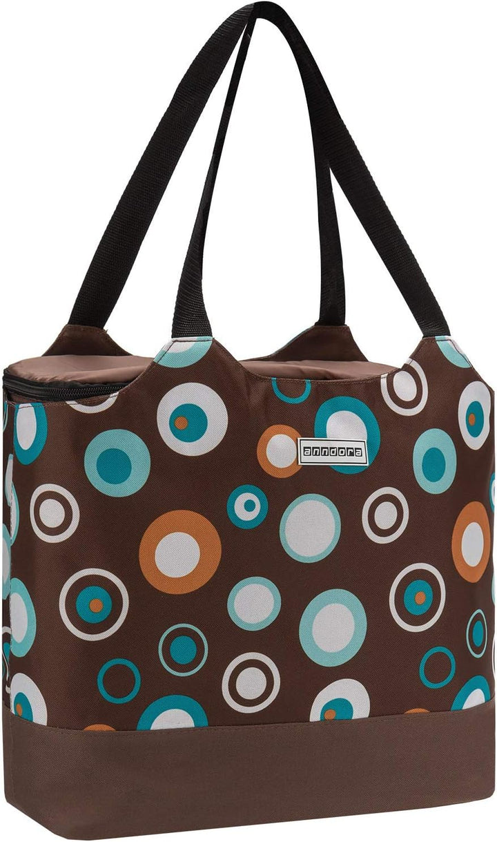 anndora 2 in 1 Einkaufstasche mit Isoliertasche - doppeltes Volumen - Farbwahl