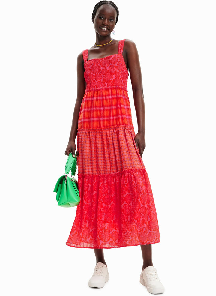 Desigual Damen Dress M Rot, M Rot