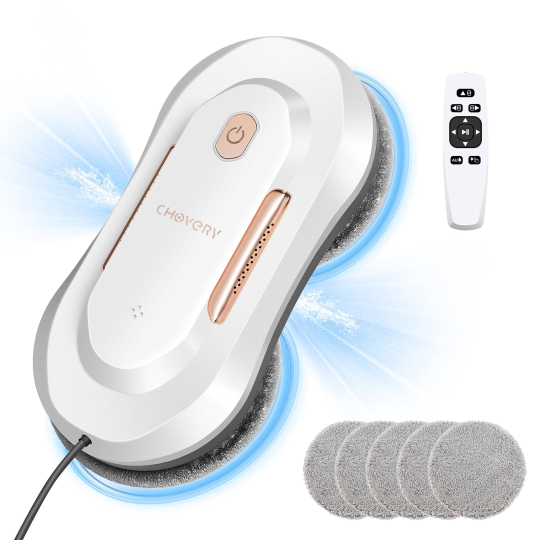 CHOVERY CL-3 3000Pa Fensterputzroboter, Fensterroboter mit Sprühfunktion, Automatischer Fensterputze