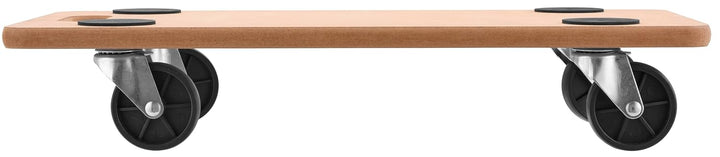 Metafranc Transportroller 590 x 290 mm – 2 Stück – 200 kg Tragkraft – MDF-Platte mit PP-Rädern – Möb