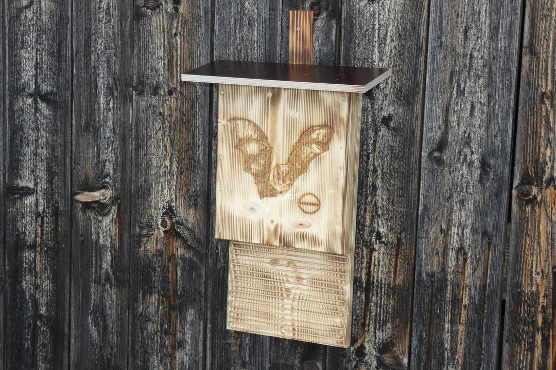 🦇XXL Premium Fledermauskasten 🦇 aus 18mm starken bayerischem Fichtenholz, grosses Wetterfestes Dach.