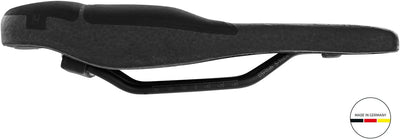 SQlab Unisex – Erwachsene GmbH Trekking Fahrradsattel 17 cm Schwarz, 17 cm Schwarz