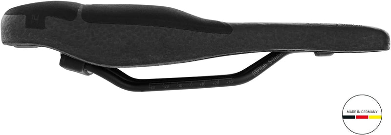 SQlab Unisex – Erwachsene GmbH Trekking Fahrradsattel 17 cm Schwarz, 17 cm Schwarz
