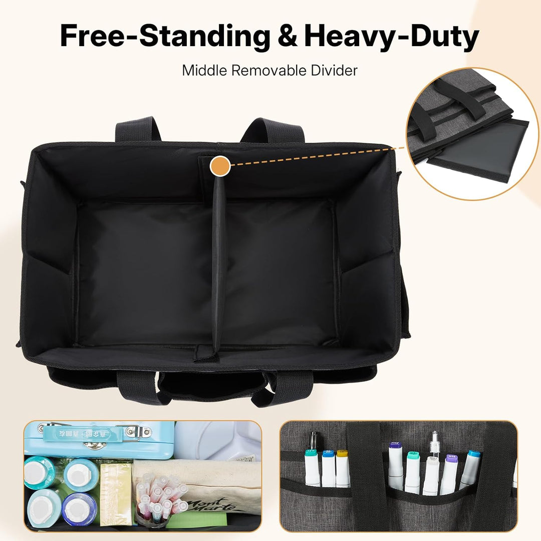 JOSIVIKY Basteltasche, Kunst-Organizer, Tragetasche, Reinigungsbedarf, Auto-Organizer für Werkzeugbe