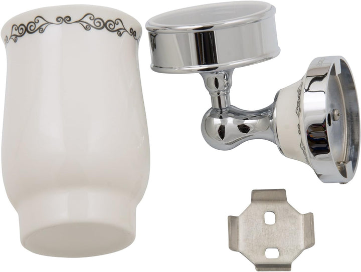 PaulGurkes Nostalgie Retro Zahnputzbecher Keramik Bad Accessoires Landhausstil Badaccessoires Set, Z