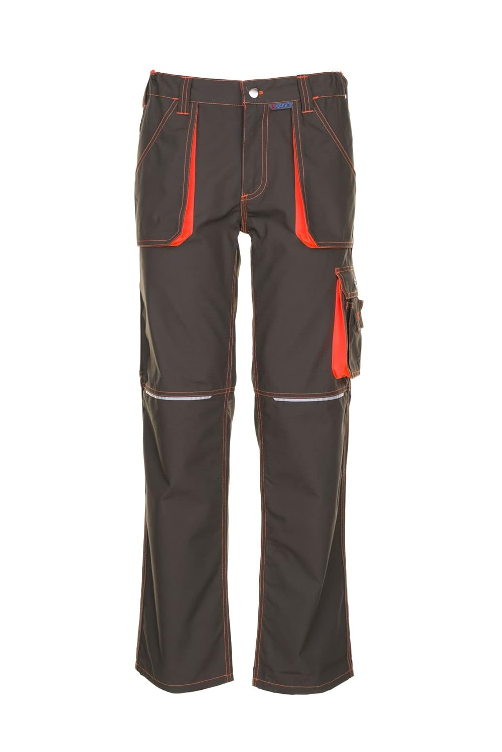 Planam Basalt Herren Neon Bundhose Oliv orange Modell 6222 Grösse 48