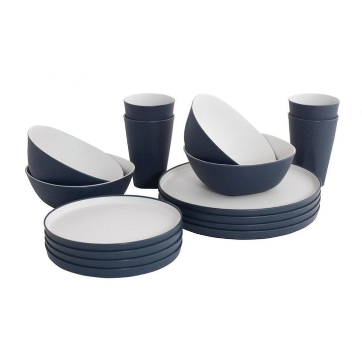 Outwell Gala 4 Person Dinner Set Geschirr-Set Navy Night Gr. Einheitsgrösse