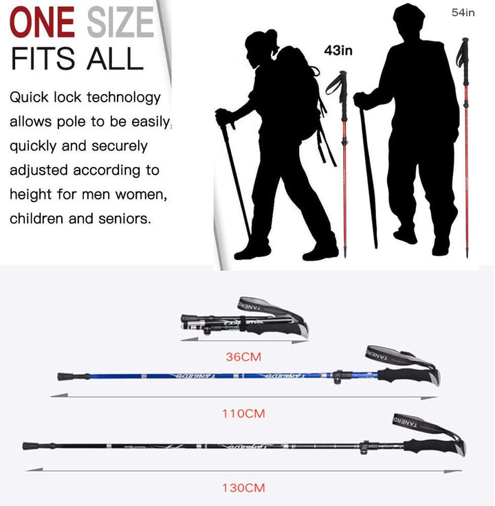 Wanderstock, faltbar, Wanderstock, Kork, atmungsaktiv, Trekking, stossfest, rutschfest, rutschfest,