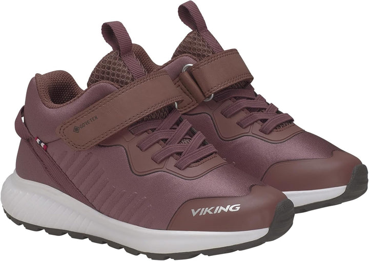 Viking Unisex Kinder Aery Tau Mid GTX 1v Rain Shoe 28 EU Schmal Antiquerose, 28 EU Schmal Antiqueros