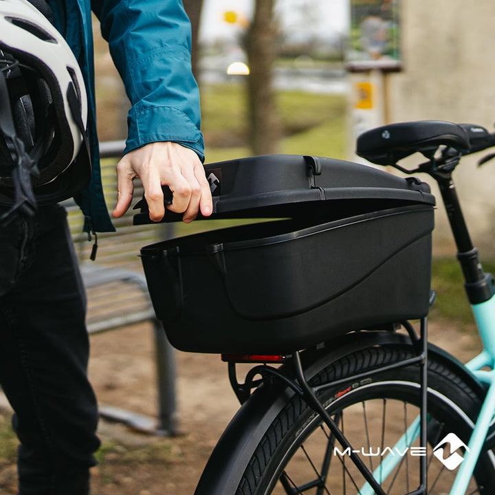 M-Wave Fahrradkoffer Topcase 42 x 31 x 22 cm, 15 Liter, 42 x 31 x 22 cm, 15 Liter