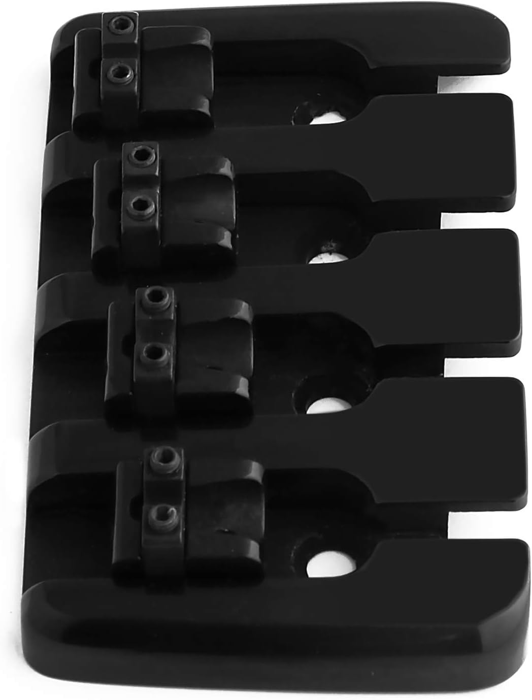 Rubatone 4 Saiten Bass Bridge A Style Top Load Saitenhalter mit Zinksätteln für E-Jazz Bass P Bass B