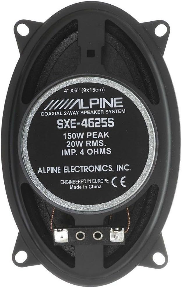 PAAR VON LAUTSPRECHERN OVALE DIFFUSERS ALPINE SXE-4625S SXE 4625S 4" X 6 10 X 15 CM 100 X 150 MM 4X6