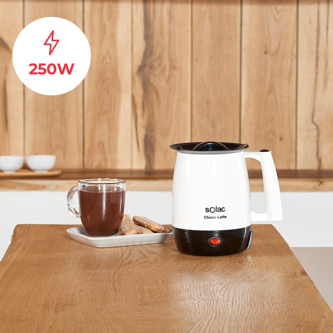 Solac MH9100 Choco-Latte Milch erwärmen, Kunststoff, weiss